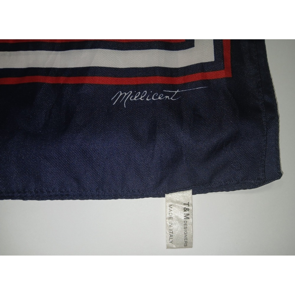 "The Presidents" Millicent Scarf 1980s - Signatures of First 42 Presidents Italy - Picture 5 of 5